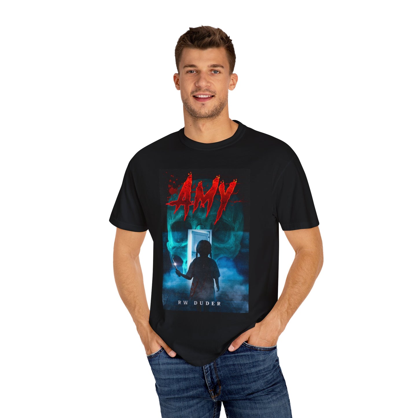 'AMY' Horror Art Design T-shirt for Fans