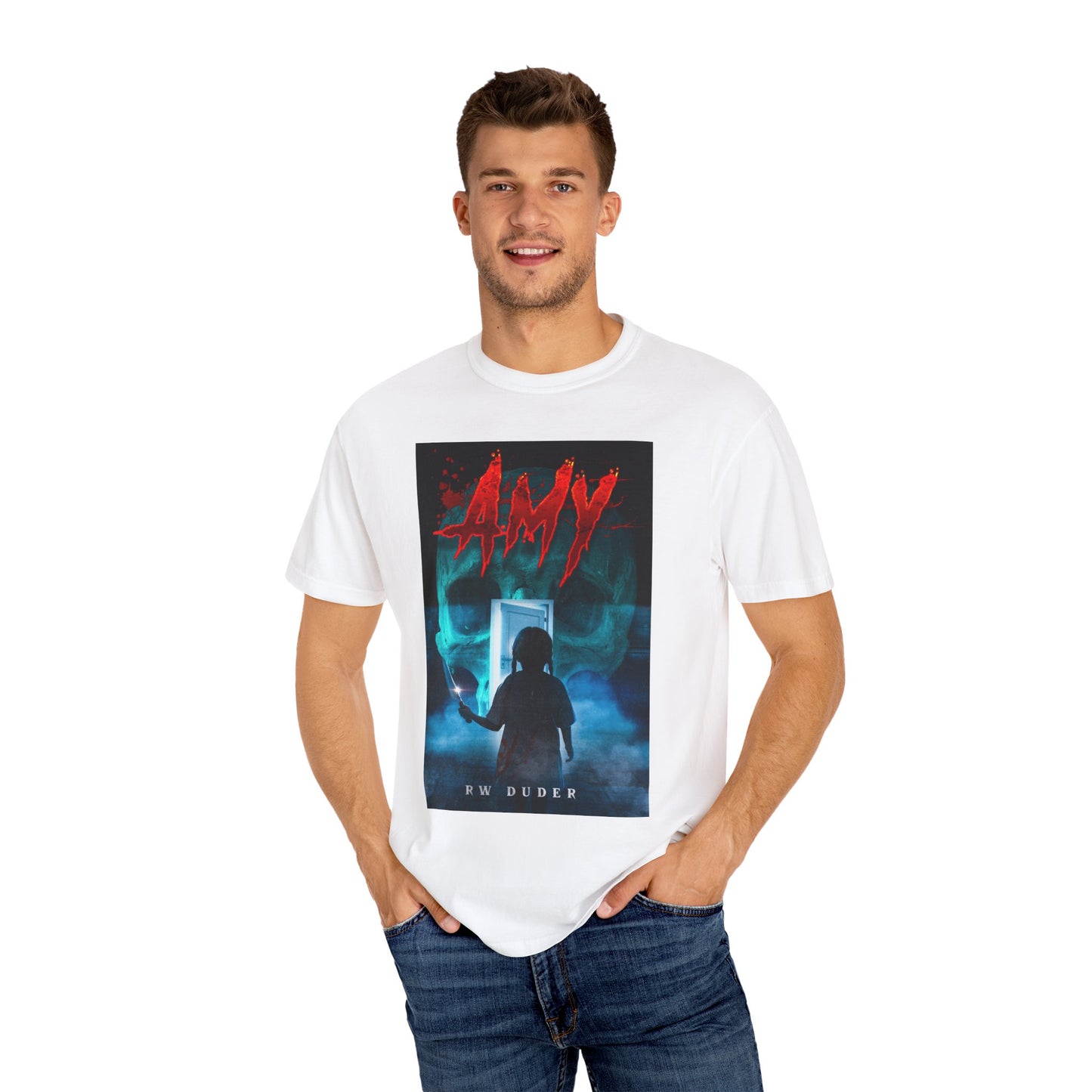 'AMY' Horror Art Design T-shirt for Fans