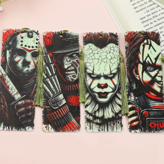 Swag: Horror movie monsters bookmarks